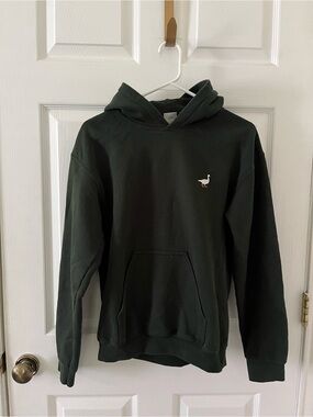 Goose and Gander Dark Green Hoodie